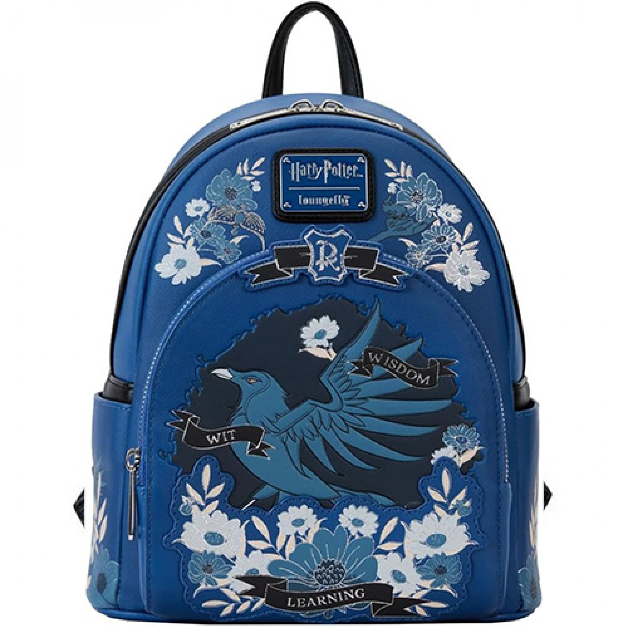 Harry Potter Ravenclaw House Floral Mini Backpack By Loungefly